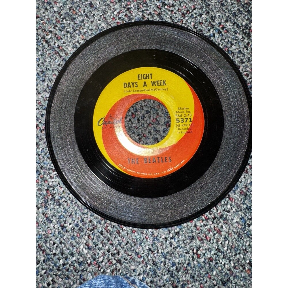 45 / The Beatles / 1965 / Eight Days A Week /